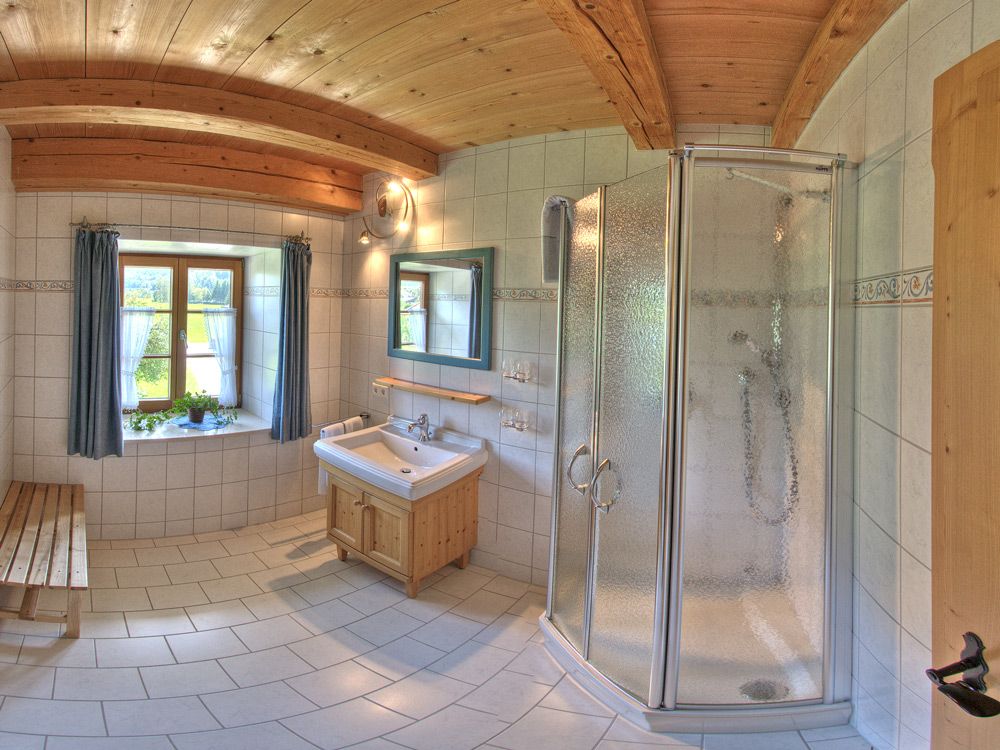 Bad in unserer Dinkelmühle im 2. OG - WC separat