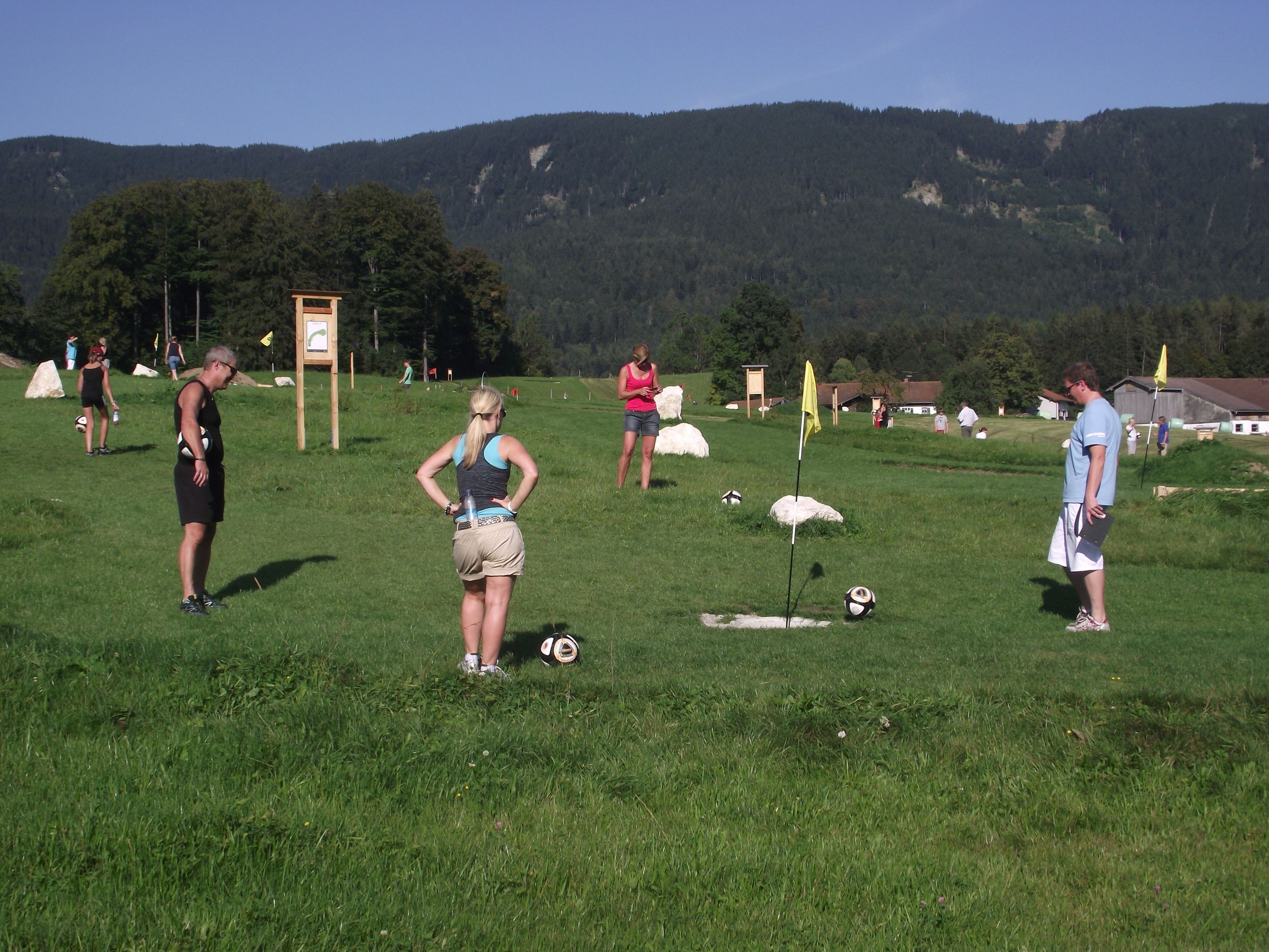 Inzell sommer sport fußballgolf_4