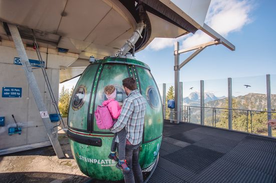 Gondelbahn Waidring Steinplatte