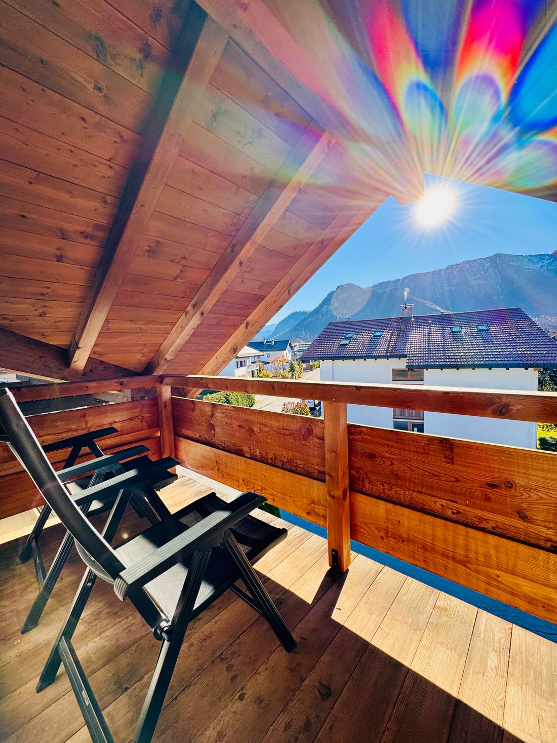 Aussicht vom Balkon