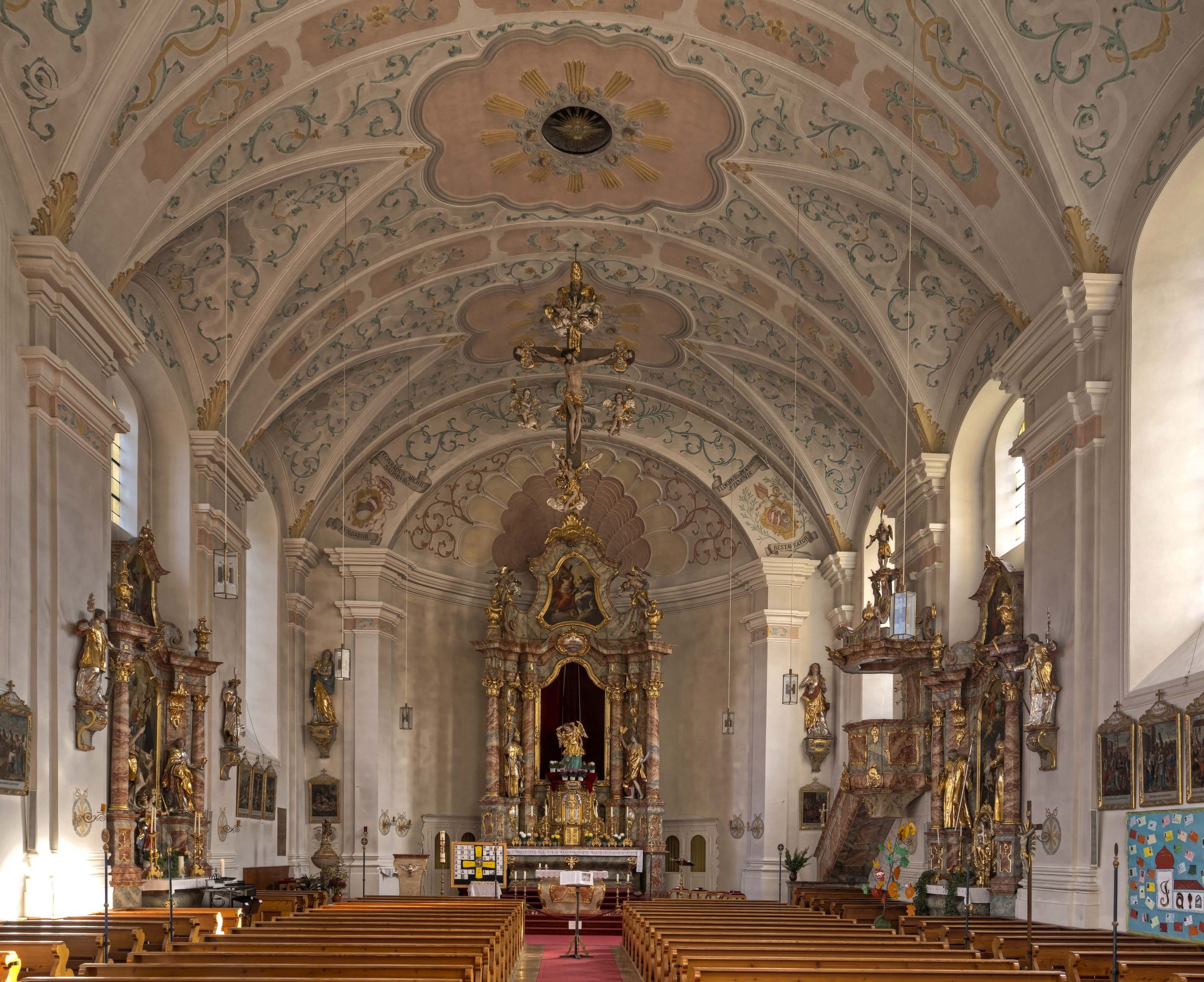 inzell sommer kirche st michael innenraum_jh-2