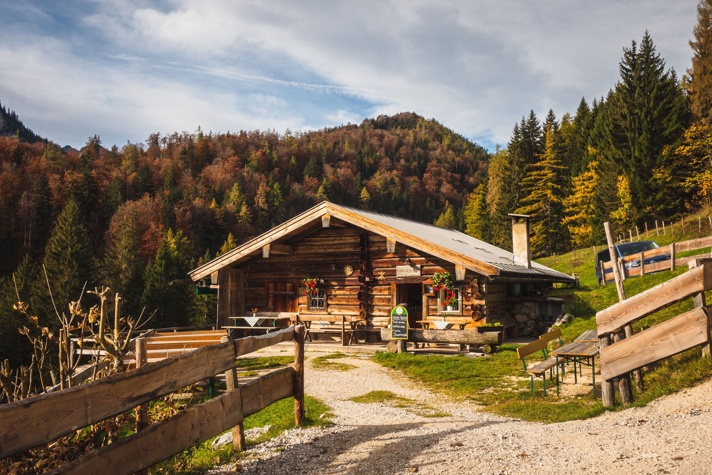 Harbachalm im Herbst