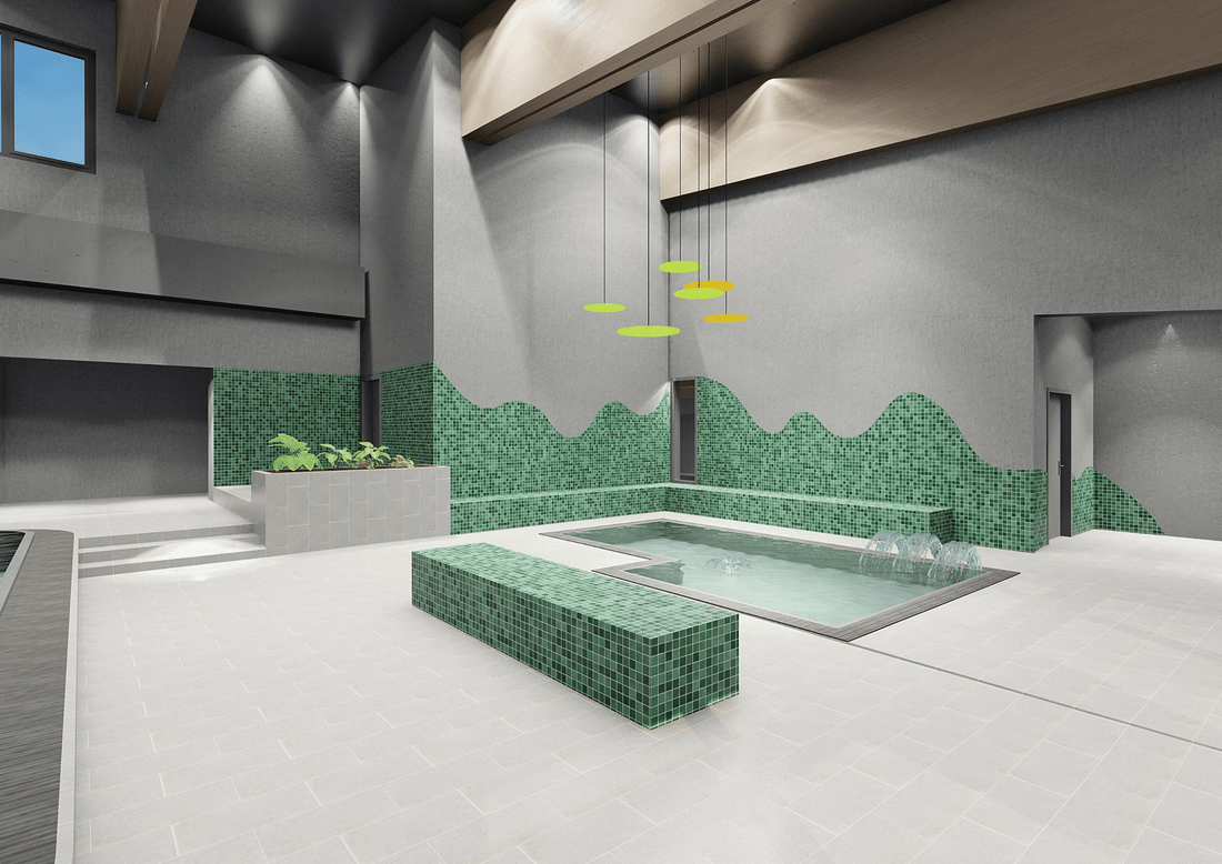 Visualisierung des neuen Badeparks in Inzell