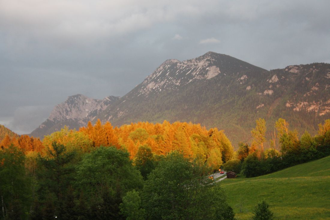 Sonnenuntergang vom Ost-Balkon aus