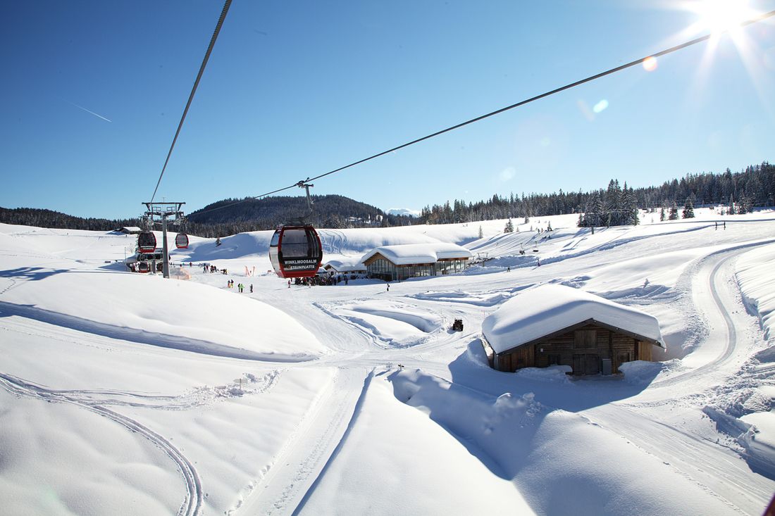 Gondelbahn Winklmoos-Alm Bergstation