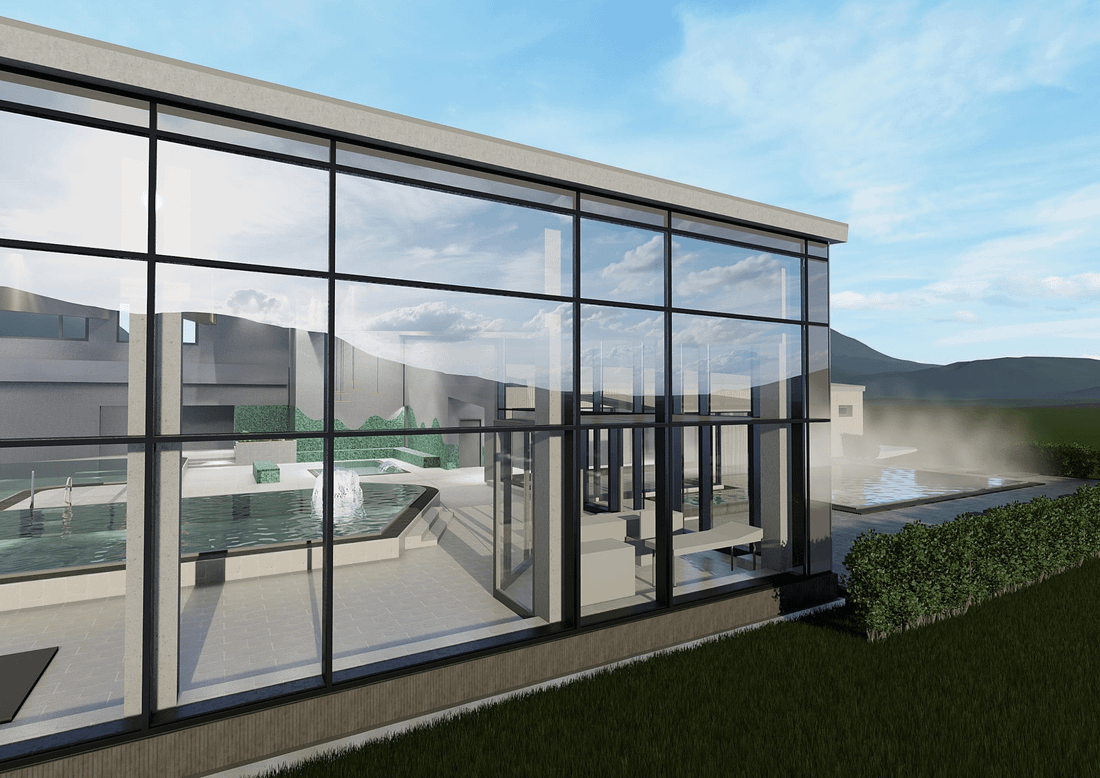 Visualisierung des neuen Badeparks in Inzell