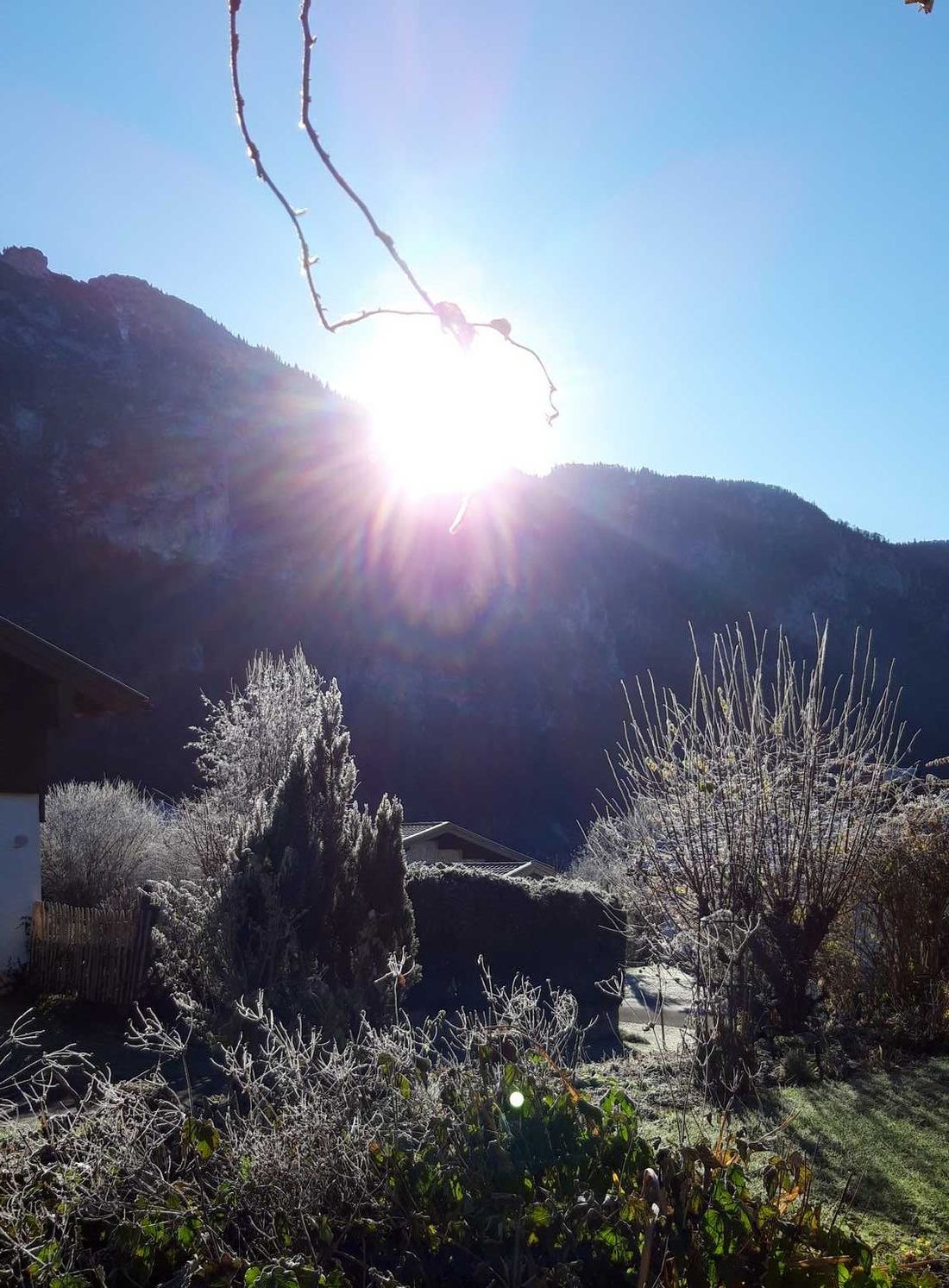 Ausblick Unterkunft
